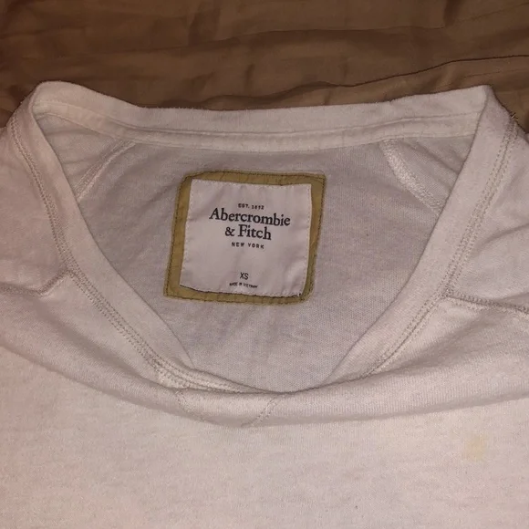 Abercrombie & Fitch off the shoulder lightweight top. sz xs - Picture 2 of 3